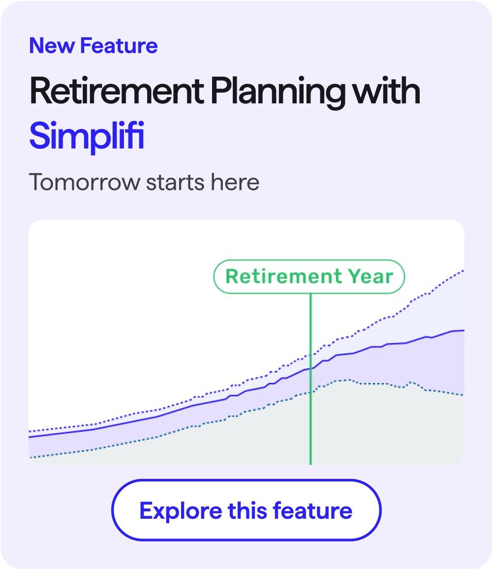 Retirement planning with Simplifi
