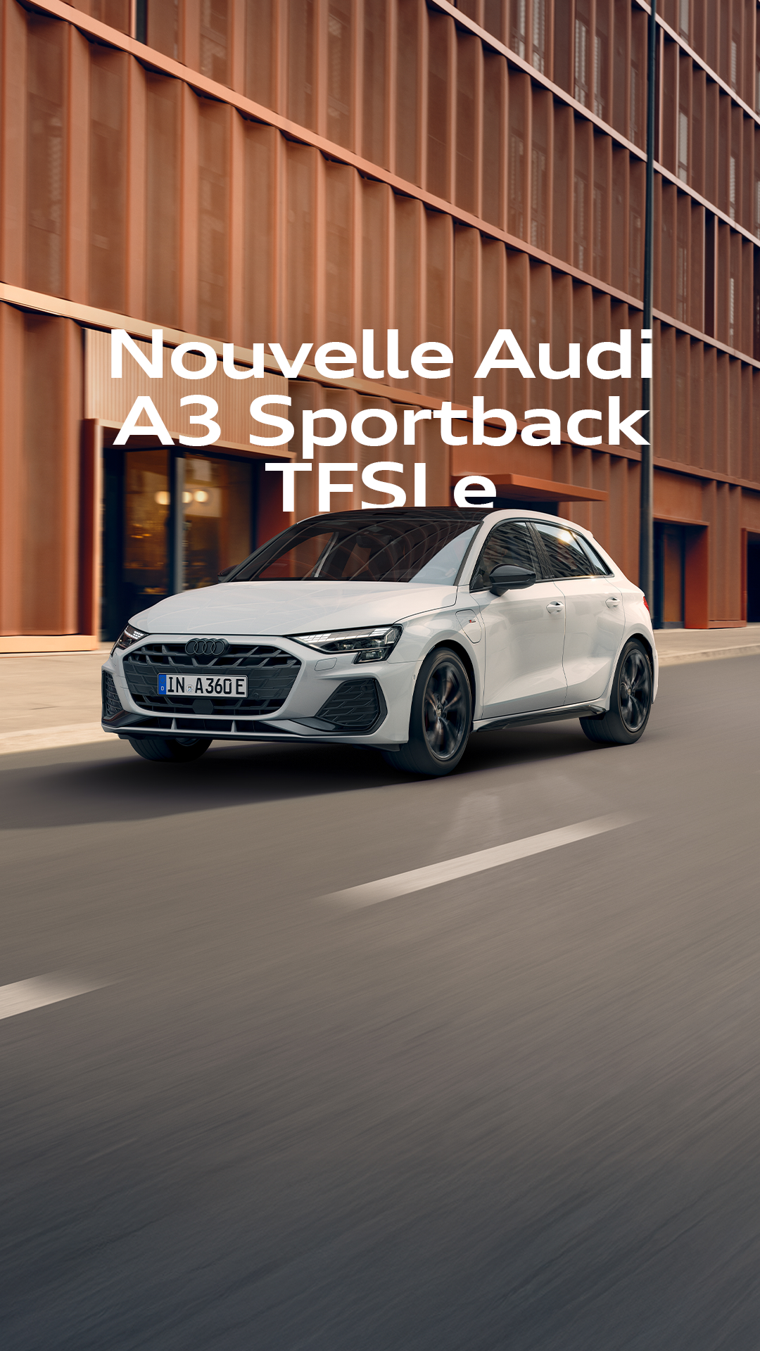 Nouvelle Audi A3 Sportback TFSI e